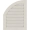 Ekena Millwork Quarter Round Top Right Primed, Non-Functional, Pine Gable Vent w/Decorative Face Frame, 18"W x 32"H GVWQR18X3202SDPPI - alternate 2